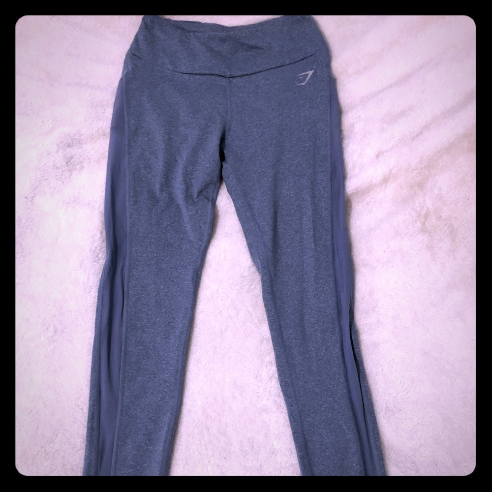 Gymshark Dry Sculpture Leggings Slate Blue - M